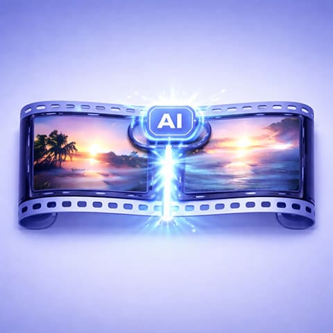 Continue and Extend Video Online with AI